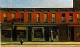 Edward Hopper - Early Sunday Morning painting